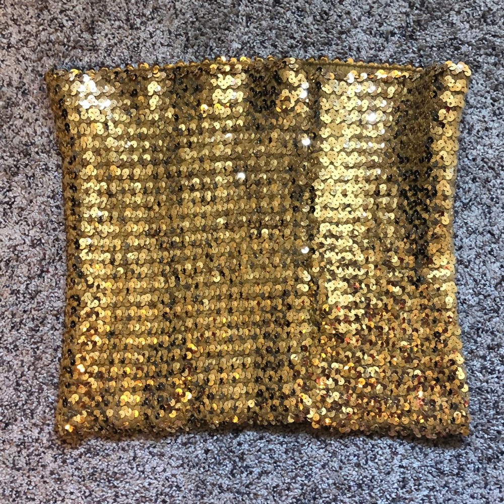 Vintage Sequin Tube Top from the 80s size M